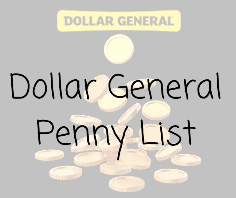 Dollar General Penny List 2025 Crazy For Couponing