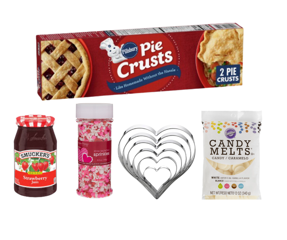 Valentines Heart Shaped Pop Tarts