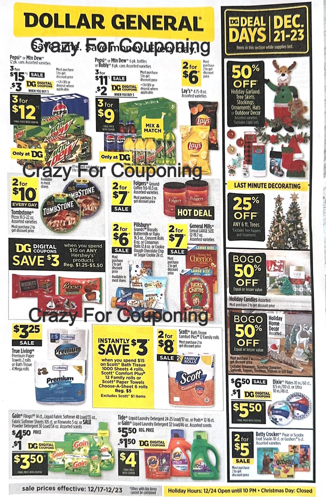 Dollar General Ad Scan December 17, 2023-December 23, 2023 Dollar General Ad Scan December 17, 2023-December 23, 2023