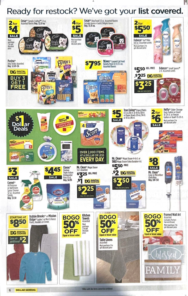 Dollar General Ad Scan October 15, 2023-October 21, 2023 Dollar General Ad Scan October 15, 2023-October 21, 2023