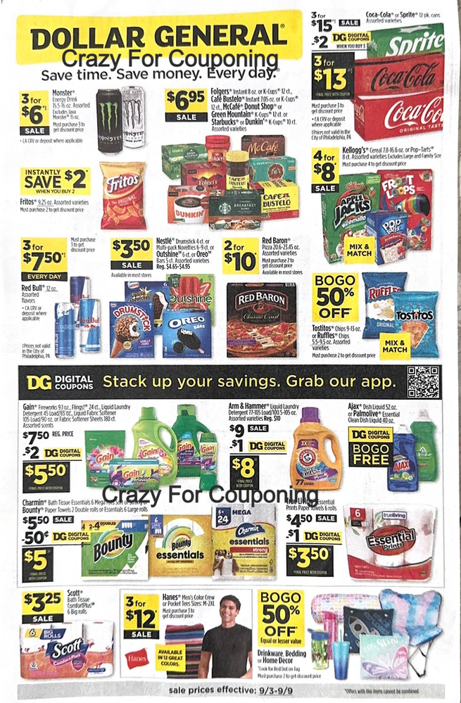 Dollar General Ad Scan September 3, 2023-September 9, 2023