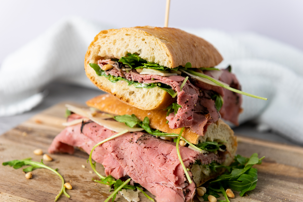 Truffle-Mayo Roast Beef Sandwich Recipe Truffle-Mayo Roast Beef Sandwich Recipe