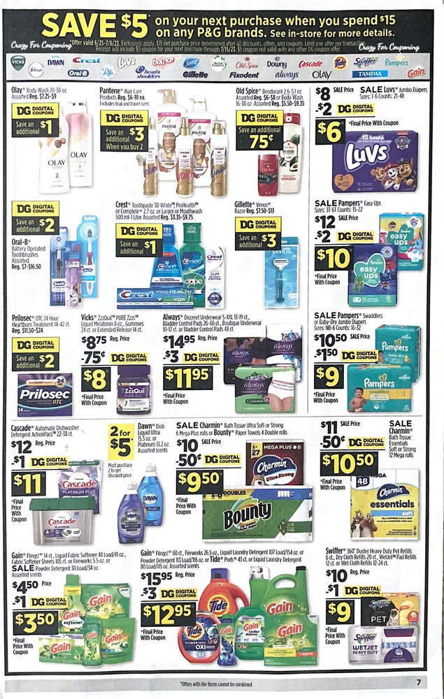 Dollar General Ad Scan June 25, 2023 -July 01, 2023