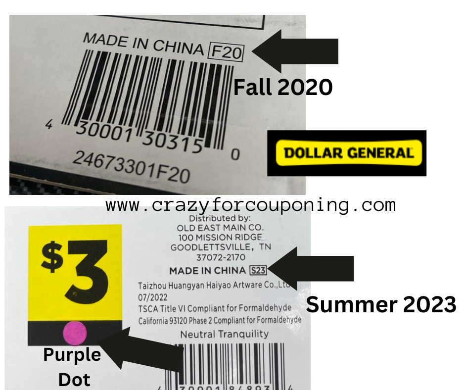 Dollar General Tags and How to read them What do the Dollar General Tags mean