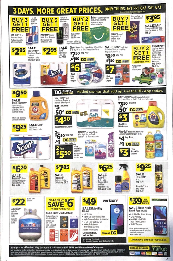 Dollar General Weekly Ad May 28,2023-June 03, 2023