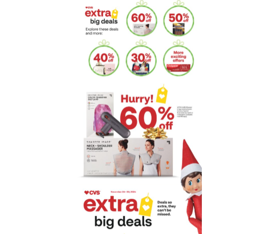 CVS Weekly Ad Preview 11/2411/30 Unmissable Black Friday Deals