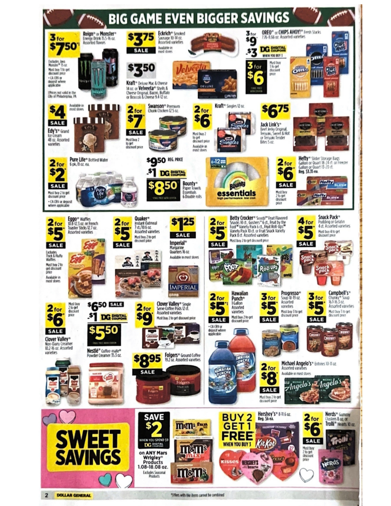 Here is your Dollar General Ad Scan for January 19 January 25, 2025
