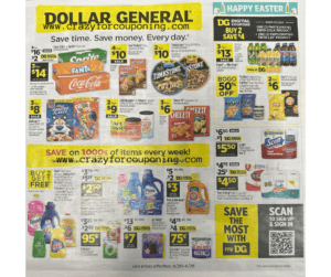 Dollar General Ad Scan for April 20–April 26, 2025