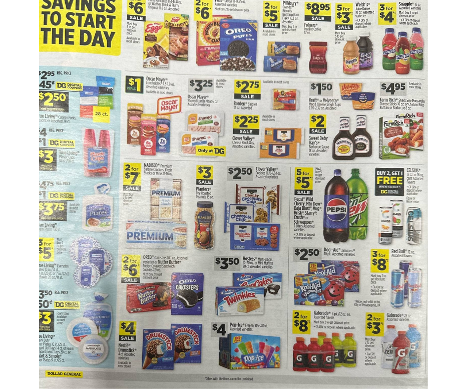Dollar General Ad Scan for April 20–April 26, 2025