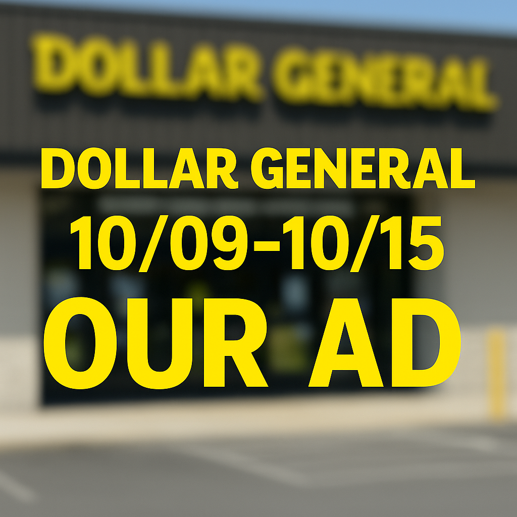Dollar General App 10/09-10/15