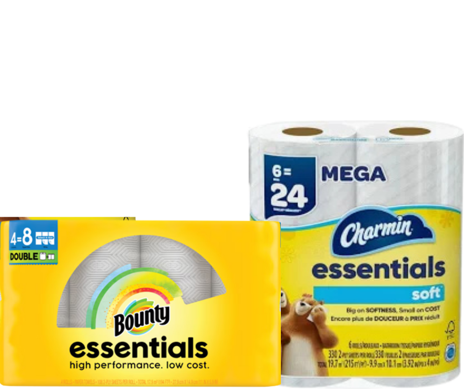 Walgreens Bounty Charmin or Puffs Paper Products Deal