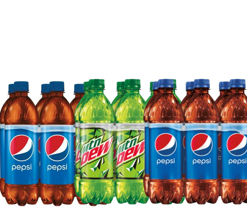 Pepsi or Mountain Dew 6-Pack Bottles