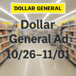 Dollar General Weekly Ad 10/26 – 11/1