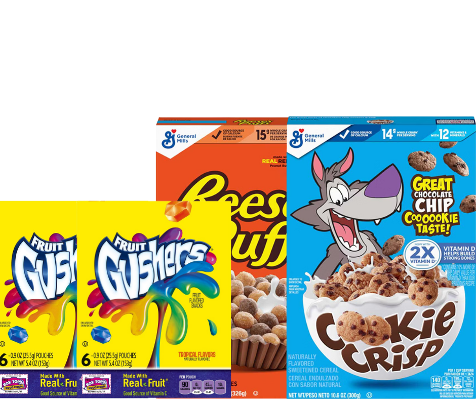 General Mills Cereal and Fruit Snacks CVS Deal
