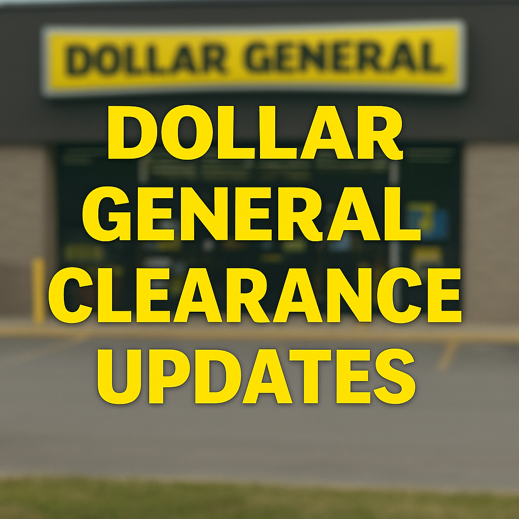 Dollar General Clearance Updates