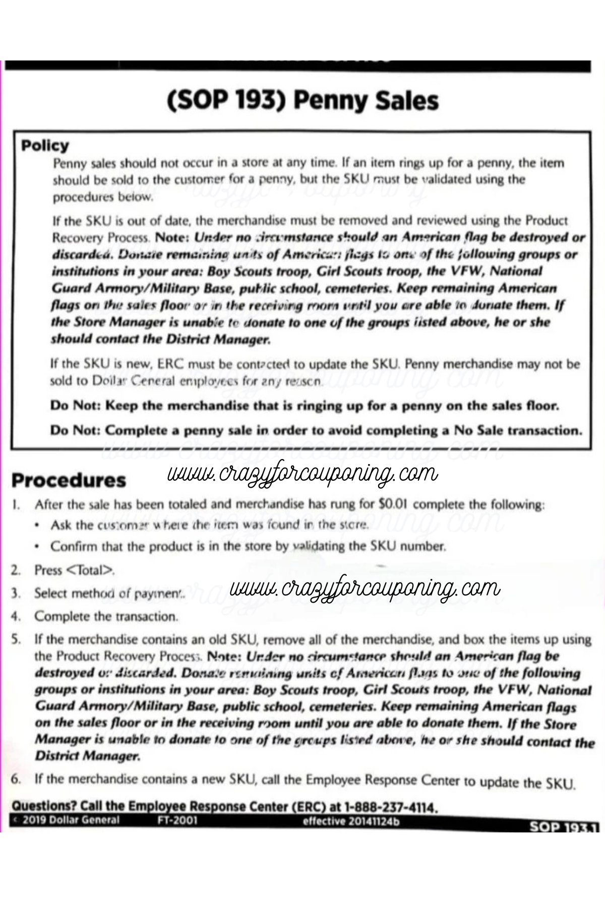 Dollar General Penny Policy