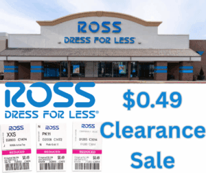 Ross $0.49 sale