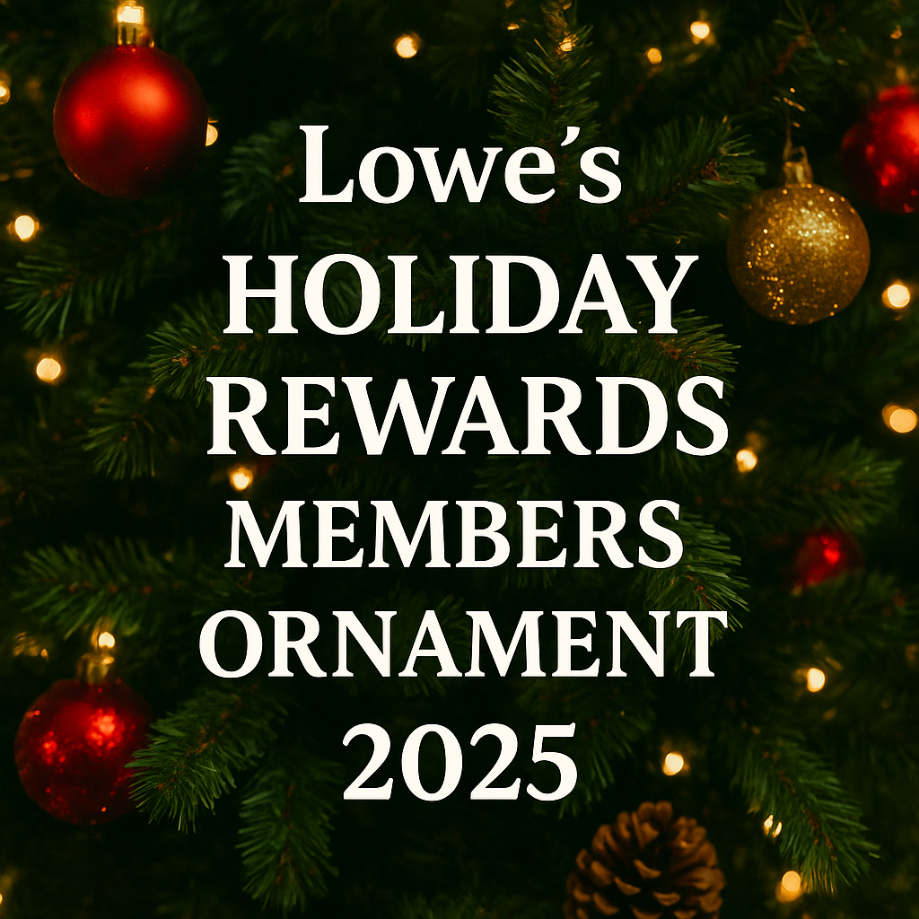 My Lowe's Rewards Ornament 2025