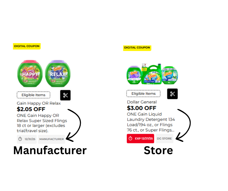 Couponing stacking at dollar general
