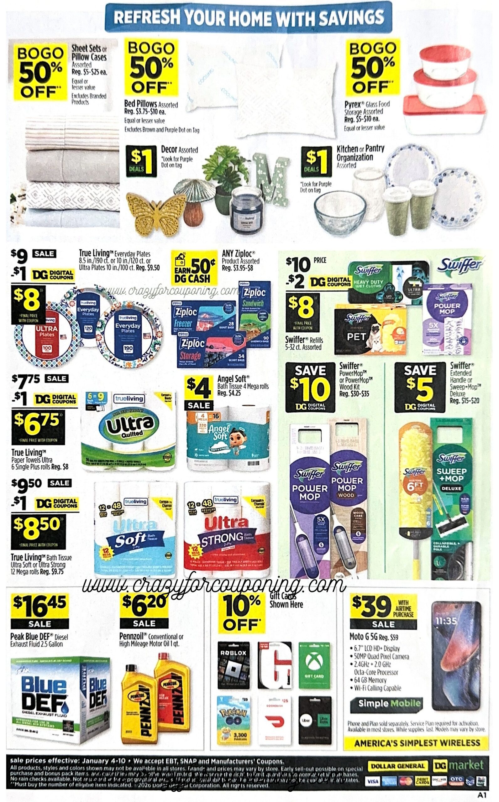 Dollar General Ad 01/04-01/10
