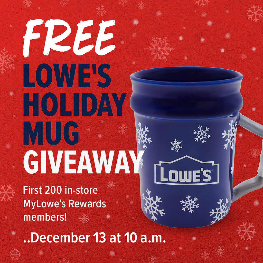Lowe's Mug Giveaway