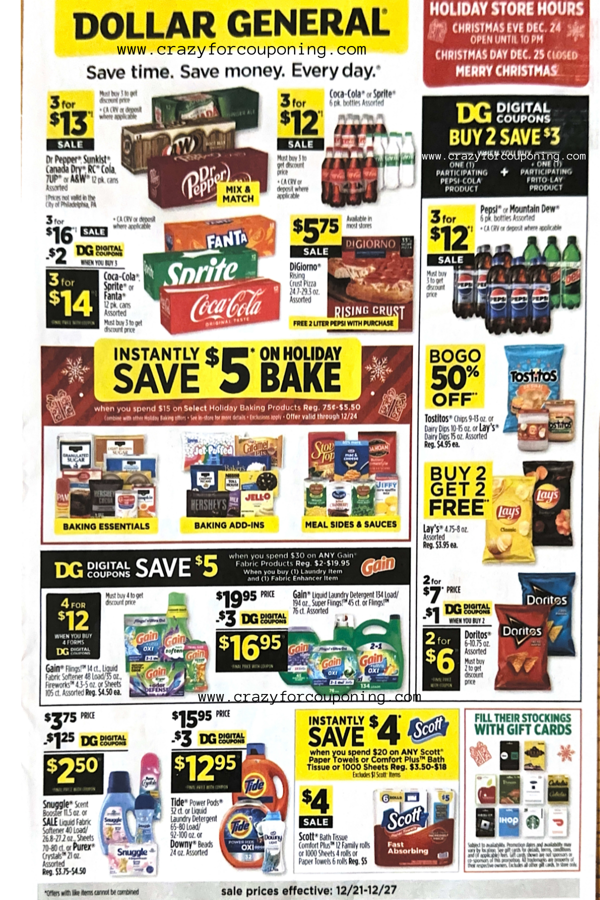 Dollar General Ad 12/21