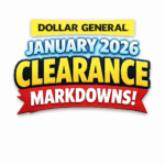 Dollar General January Markdowns