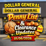 Dollar General Penny List 01/06/2026
